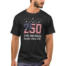 250 Jahre Level freigeschaltet Amerika 1776 Patrio