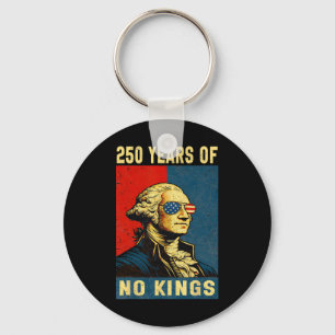 250 Jahre No Kings George Washington Für Männer Fr Schlüsselanhänger