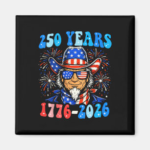 250 Jahre Onkel Sam 4. Juli 1776-2026 250. An Magnet