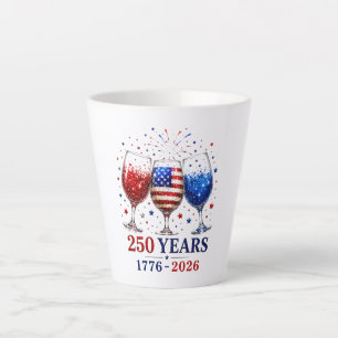 250 Jahre patriotische Weinglas-Feier Milchtasse