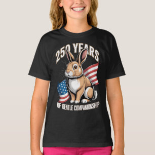 250 Jahre sanfte Begleitung Hasenkunst T-Shirt