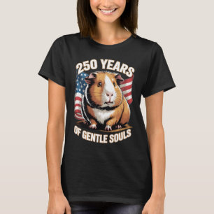 250 Jahre sanfte Seelen Meerschweinchen Kunst T-Shirt