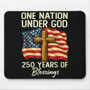 250 Jahre Segnung der christlichen Nation USA 250. Mousepad