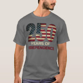 250 Jahre Unabhängigkeit Amerika T-Shirt (Vorderseite)