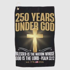 250 Jahre unter Gott Golfhandtuch