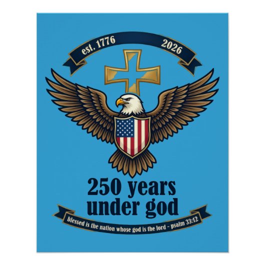 250 Jahre unter Gott Poster (Vorderseite)