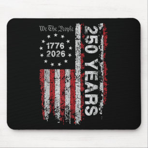 250 Jahre US-Flagge 4. Juli Unabhängigkeit Mousepad