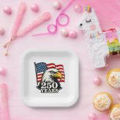 250 Jahre US Paper Plate - American Eagle Pappteller (Party)