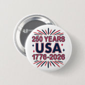 250 Jahre USA | 1776-2026 Halbjahr Button (Vorne & Hinten)