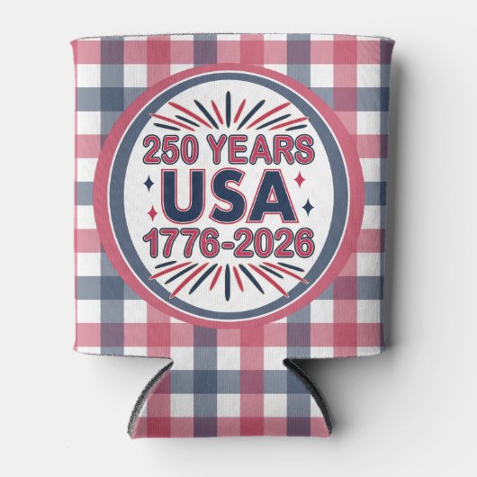 250 Jahre USA | 1776-2026 Halbjahr Dosenkühler (Vorderseite)