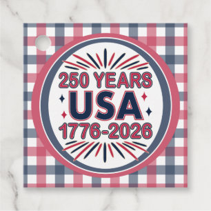 250 Jahre USA 1776-2026 Halbjahr Geschenkanhänger