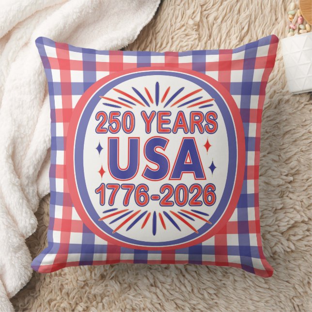 250 Jahre USA | 1776-2026 Halbjahr Kissen (Decke)