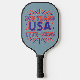 250 Jahre USA 1776-2026 Halbjahr Pickleball Schläger