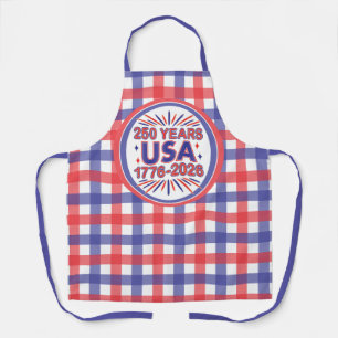250 Jahre USA 1776-2026 Halbjahr Schürze