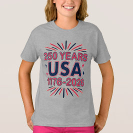 250 Jahre USA | 1776-2026 Halbjahr T-Shirt