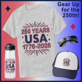 250 Jahre USA | 1776-2026 Halbjahr T-Shirt