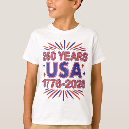 250 Jahre USA | 1776-2026 Halbjahr T-Shirt