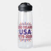 250 Jahre USA | 1776-2026 Halbjahr Trinkflasche (Vorne)