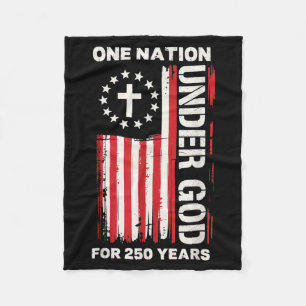 250-Jahre-USA-Amerikanische-Flagge-250-Jahr-Jubilä Fleecedecke