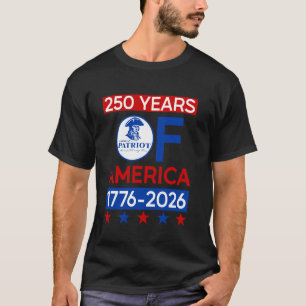 250 Jahre USA Amerikanische Revolution Semiquincen T-Shirt
