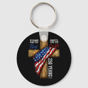 250 Jahre Usa Christliches Patriotisches Kreuz 250 Schlüsselanhänger
