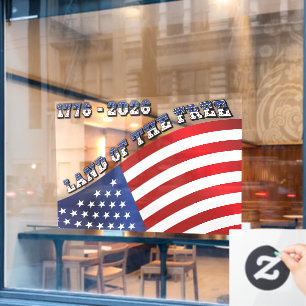 250 Jahre USA Freiheit 1776-2026 Patriotisch Fensteraufkleber