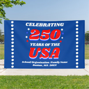 250 Jahre USA-Party Patriotische Feierdekoration Banner