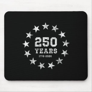 250 Jahre USA Vintage Betsy Ross 13 Sterne Amerika Mousepad