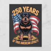 250 Jahre wahre amerikanische Treue Rottweiler