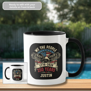 250 Jahre We the People Adler 1776-2026 Kaffee Tasse
