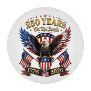 250 Jahre We The People Adler Schneidebrett