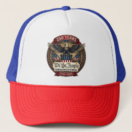 250 Jahre We The People Trucker-Mütze Truckerkappe