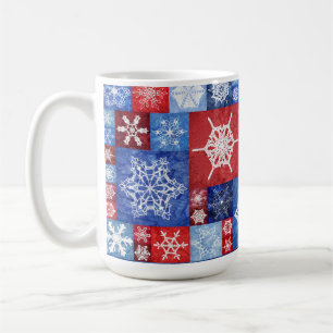 250-Jahres-Jubiläums-Schneeflocken-Collage Kaffeetasse