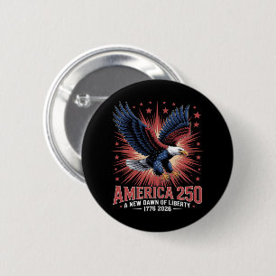 250. Jahrestag Amerikas Button