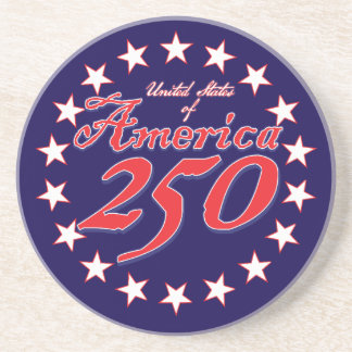 250. Jahrestag Amerikas Getränkeuntersetzer