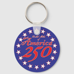250. Jahrestag Amerikas Schlüsselanhänger