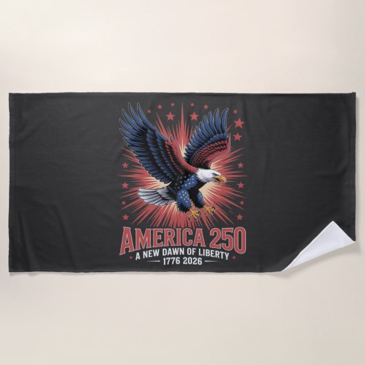 250. Jahrestag Amerikas Strandtuch (Vorderseite)