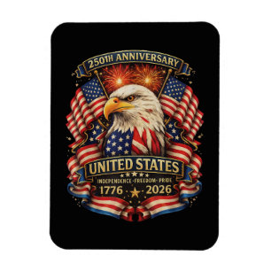 250. Jahrestag der Unabhängigkeit der USA 1776 202 Magnet