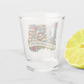 250. Jahrestag der USA Schnapsglas (Rückseite)