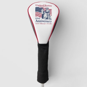250. Jahrestag der Vereinigten Staaten Gedenkkunst Golf Headcover