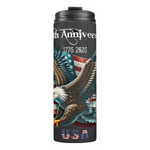 250. Jahrestag der Vereinigten Staaten Thermosbecher