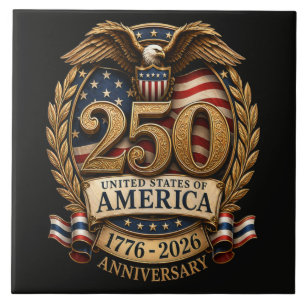 250. Jahrestag der Vereinigten Staaten von Amerika Fliese