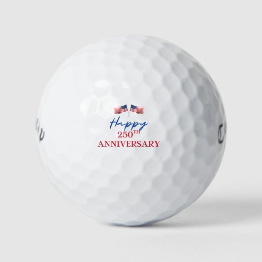250. Jahrestag der Vereinigten Staaten von Amerika Golfball (Vorderseite)