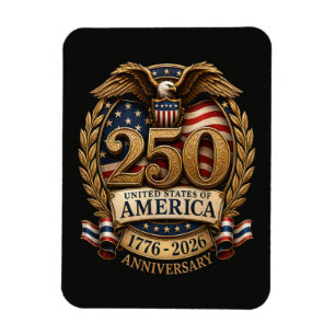 250. Jahrestag der Vereinigten Staaten von Amerika Magnet