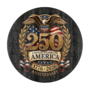 250. Jahrestag der Vereinigten Staaten von Amerika Schneidebrett