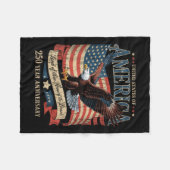 250. Jahrestag des Designs von Amerika Fleecedecke (Vorderseite (Horizontal))