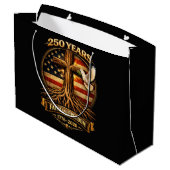 250. Jahrestag Große Geschenktüte (Rückseite Schrägansicht)
