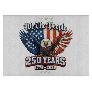 250. Jahrestag Patriotischer Adler Kunst Schneidebrett