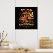 250. Jahrestag Poster (Küche)