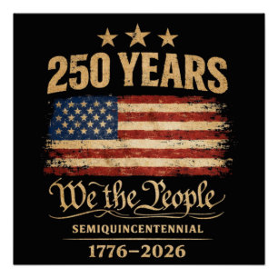 250. Jahrestag Poster